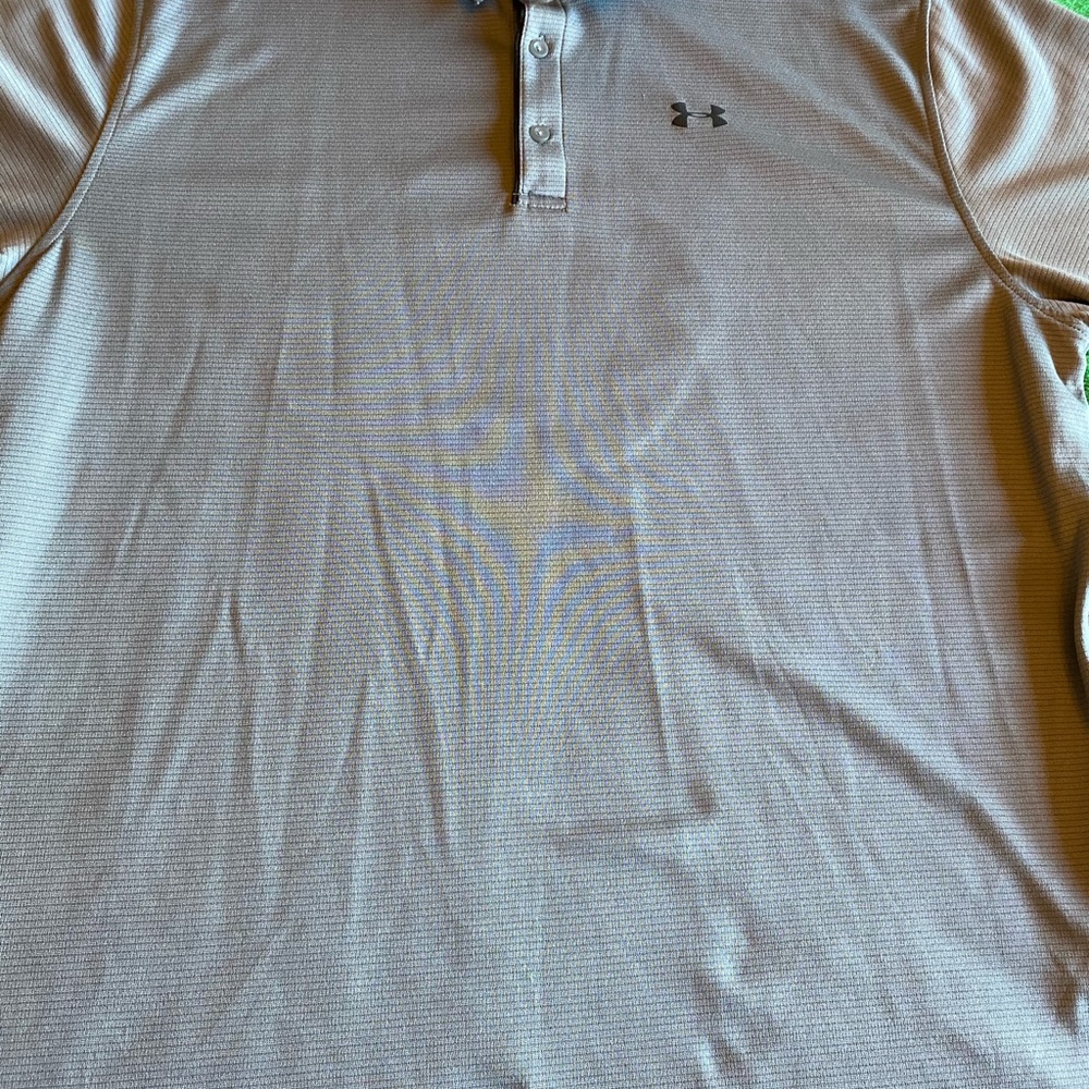 UA XXL Golf polo Grey - Picture 4 of 4